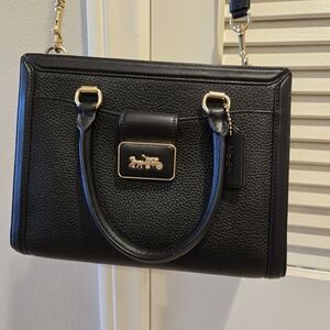 Coach Grace Carryall Black Crossbody Bag